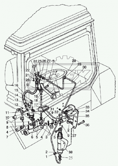 1221В-3503740 Трубка реверса МТЗ РУП