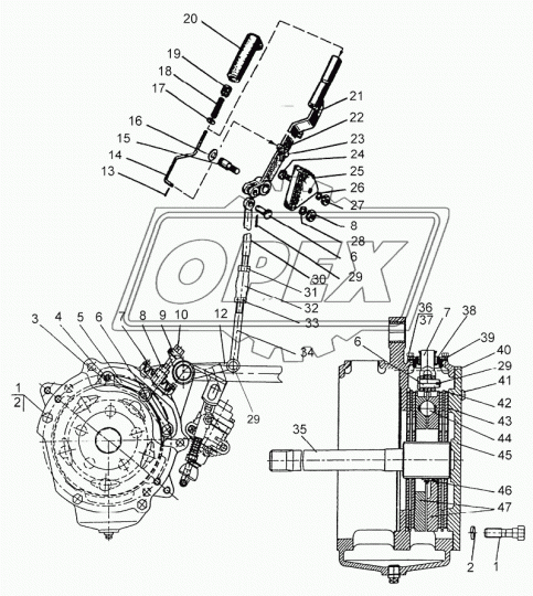1221М-3502039-01 Болт ГОСТ-7798 М14х250х2 Р=40 К=19 МТЗ РУП
