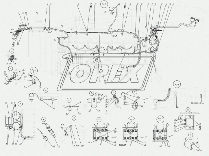 50-3723021 Скоба (зажим) 32х18 ; 1отв.ф8; Г-образный троса аварийной остановки МТЗ-80 МТЗ РУП