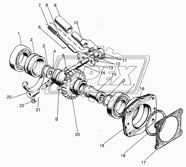 36-1022073 Фиксатор L=90 М8х1,25 под шплинт