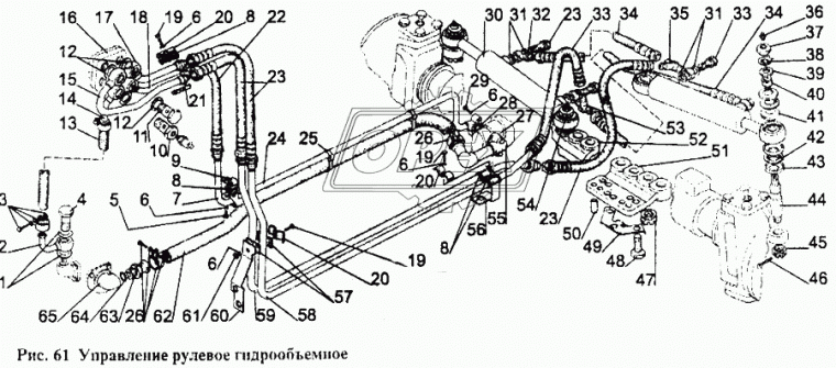 1221-3407070 Трубка (сталь) ф14; L=750, Г=М20+К24/Ш=М20+К24 МТЗ РУП