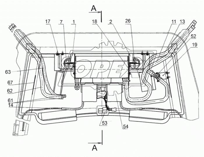 3022-8101011-02 Шланг МТЗ РУП