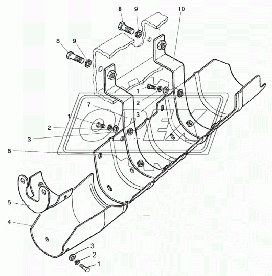 1221-2210005 Ограждение МТЗ РУП