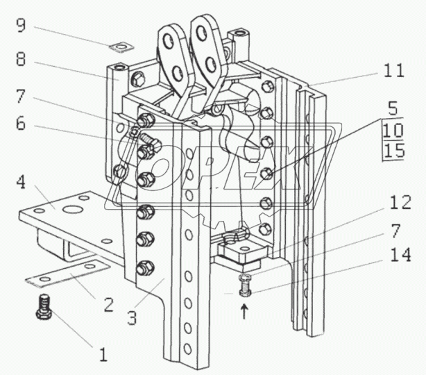 2022-2707062-А Направляющая ВЗТЗЧ