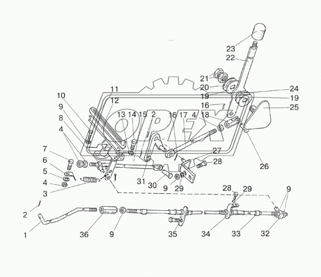 1522-1108033 Муфта Рвнутр=М8х1,25/М6х1 К=14 L=56 МТЗ РУП
