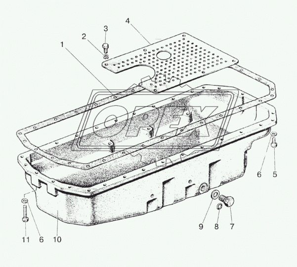 260-1009011 Картер масляный ММЗ