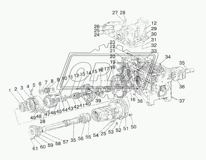 1522-2401024 Крышка 1222/1523/1522 МТЗ РУП