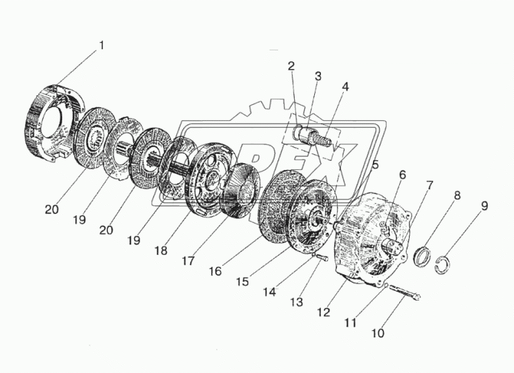 70-2409015-А Корпус муфты блокировочной МТЗ МТЗ РУП