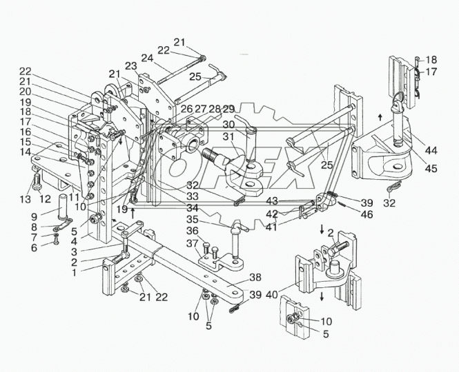 1522-2707030-Б Палец ф22х350 МТЗ РУП