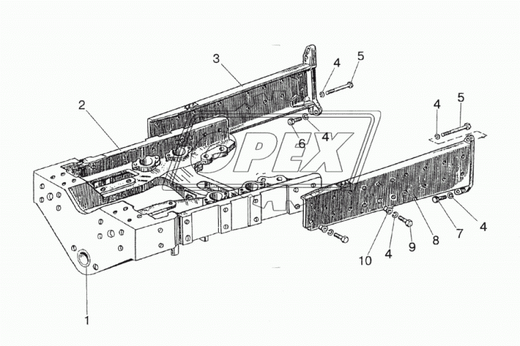 1321-2801016 Брус МТЗ РУП