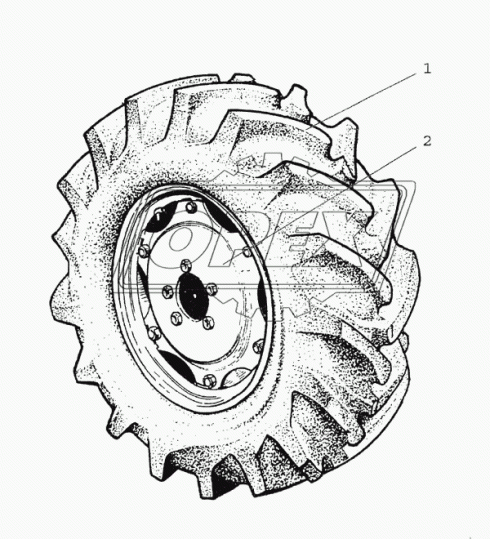 1522-3101010 Диск колеса(колесо в сб.) 420/70R24 МТЗ РУП