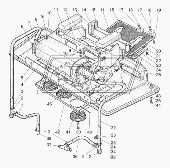 1522-8101012 Шланг МТЗ РУП