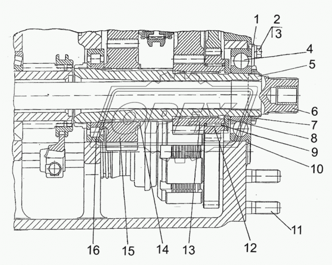 2022-1701221 Шестерня z=28; шлиц=16 h=50 МТЗ РУП