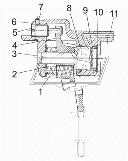 1822-2409010 Привод блокировки МТЗ РУП
