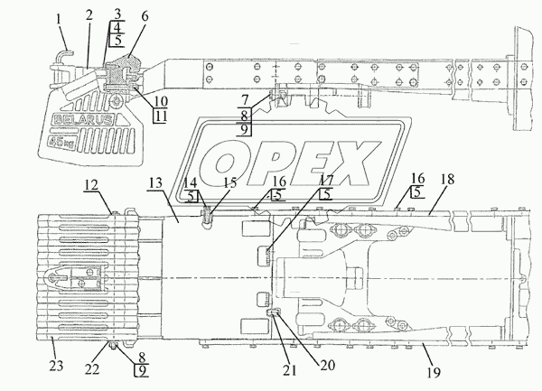 1521-4235029 Втулка (сталь) ф18х23 L=33 L1=30 с буртом МТЗ РУП