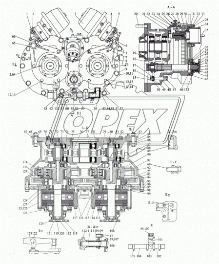 1802-3600059 Шестерня (Гусеничный Беларус 1502-01) МЗШ