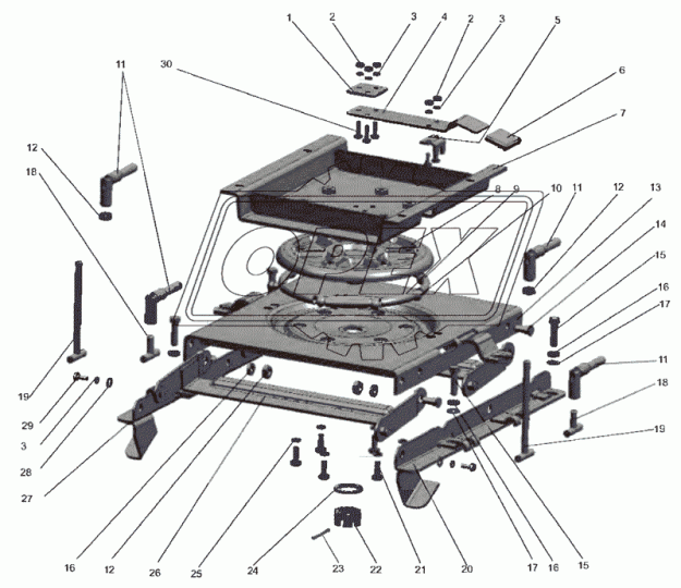 2522-6807000-01 Механизм реверса в сборе МТЗ РУП
