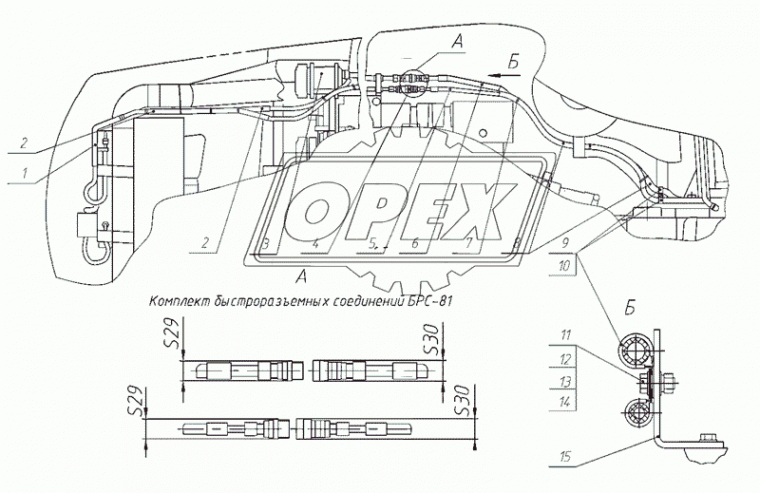 2822ДЦ-8100013-03 Шланг МТЗ РУП