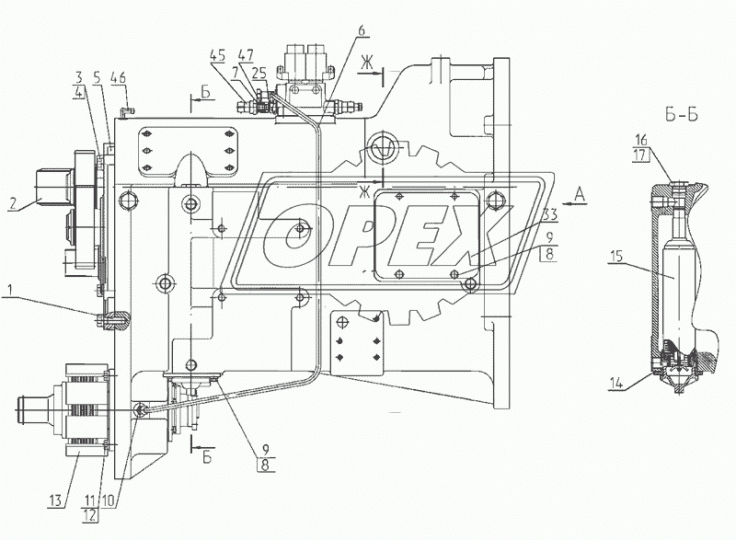 2823-1600010 Корпус сцепления МТЗ РУП