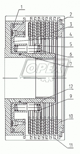 3022-1701080 Фрикцион МТЗ РУП