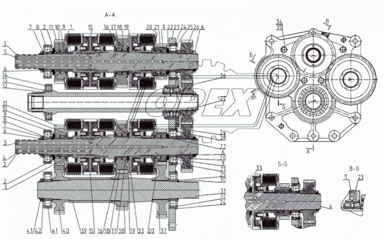 3022-1701054 Шестерня внутр.шлиц=28 Z=29 h=48 МТЗ РУП