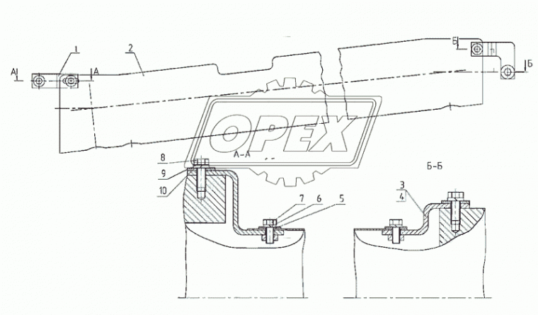 2522-2210005 Ограждение МТЗ РУП