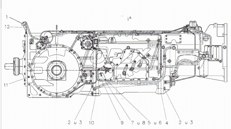 2522-1701026 Прокладка L=520х780 20отв. Ф22 корпуса КПП (между  кпп и сцеплением) МТЗ РУП