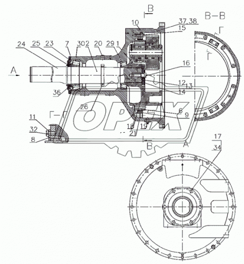 2522-2407511 Болт ГОСТ-7798 М24х70х3 Р=50 К=32 МТЗ РУП