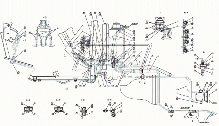 1321-3407018 Шланг МТЗ РУП