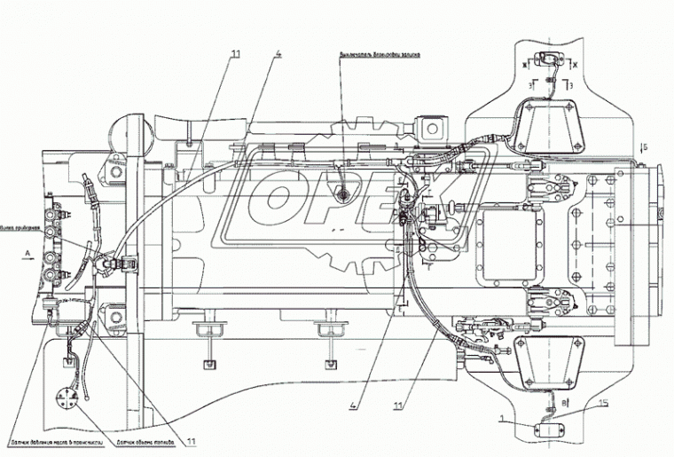 АР71.3843-02 Датчик скорости для тракторов (МТЗ с 2006г) 453843.001 (прямоугольный штекер) RAR