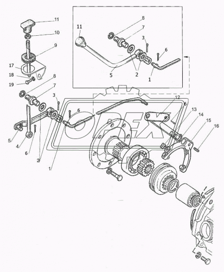 220-2411012 Тяга МТЗ РУП