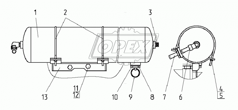 225-3513024 Хомут МТЗ РУП