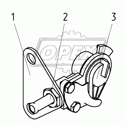 225-3521011 Кронштейн БЗТДИА