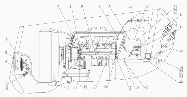 220-3723018 Кронштейн БЗТДИА