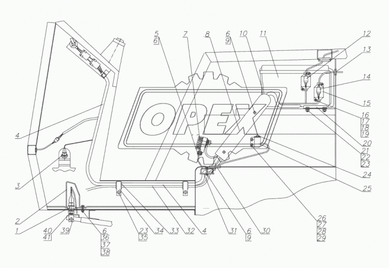 220-3723011 Желоб МТЗ РУП