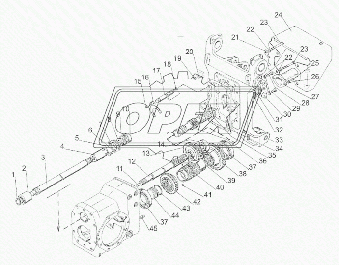 320-4202026 Шестерня Z=46; внутр.шлиц=26 h=50 МЗШ