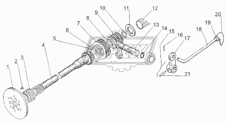 220-4607019 Кольцо стопор. кругл.сечения (сталь) ф13х15х1 С/И МТЗ РУП