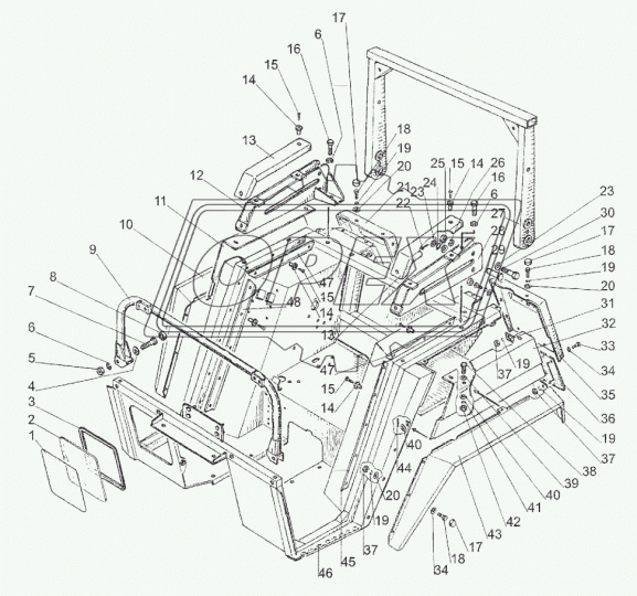 220-6701540 Опора МТЗ РУП