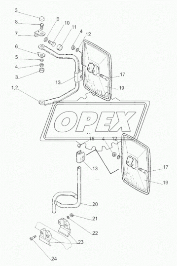 220-8201107 Шайба С/И кронштейна зеркала МТЗ-320 МТЗ РУП