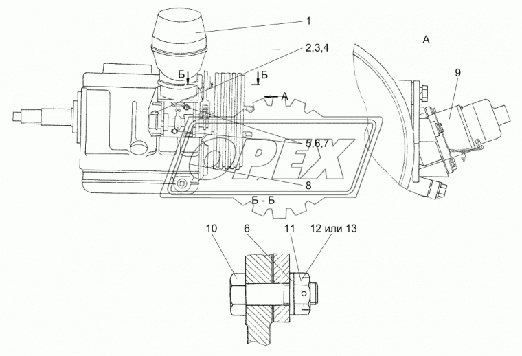 158В-1700004 КПП СААЗ