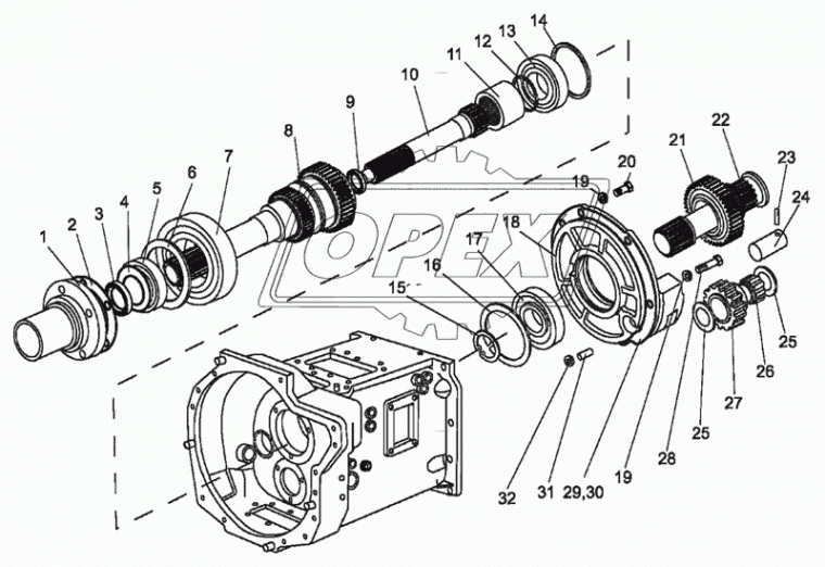 Р70-1721024 Шестерня z=17 ф42 МТЗ РУП