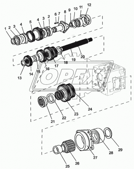 МЛ127-1701056-Б Шестерня МЗШ