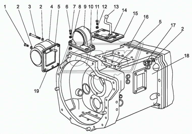 МЛ127-3400600 Привод насоса МТЗ РУП