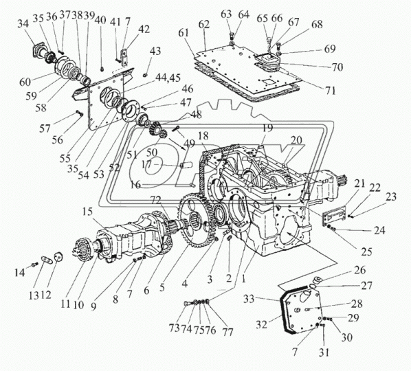 354-2400018 Прокладка МТЗ РУП