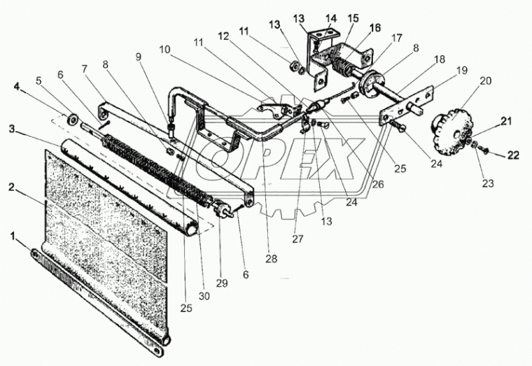 85-1310001 Кронштейн МТЗ РУП