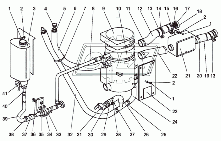155110 Фонарь задний правый; (LC8) CF, XF 2012 => Vignal