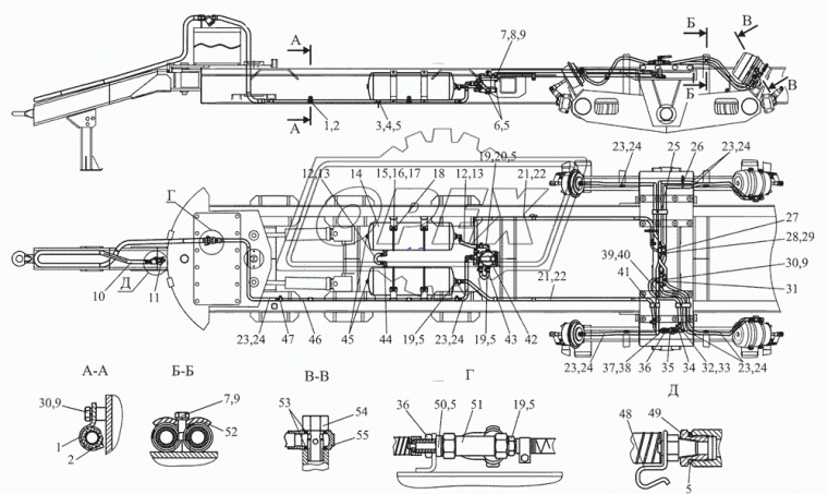 354-3500303-Б-07 Шланг МТЗ РУП