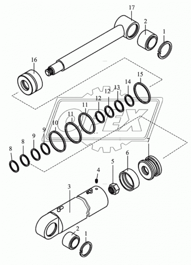 090-100-58 (РТИ) Кольцо (РТИ) круг.сеч. 090-100-58 ГОСТ-9833-73 ПРС