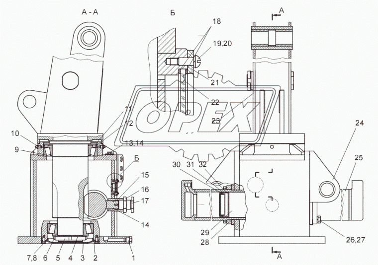 2007128 Подшипник 140х210х45 ролик.радиал.конич. 1-ряд.; 32028Х