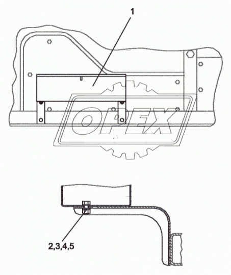 70-3919110 Ящик инструментальный МТЗ МТЗ РУП